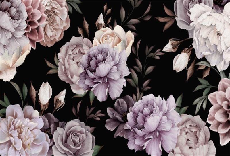 Buy Sale Fox Affordable Three Flowers Vinyl/Fabric Photo Backdrop ...