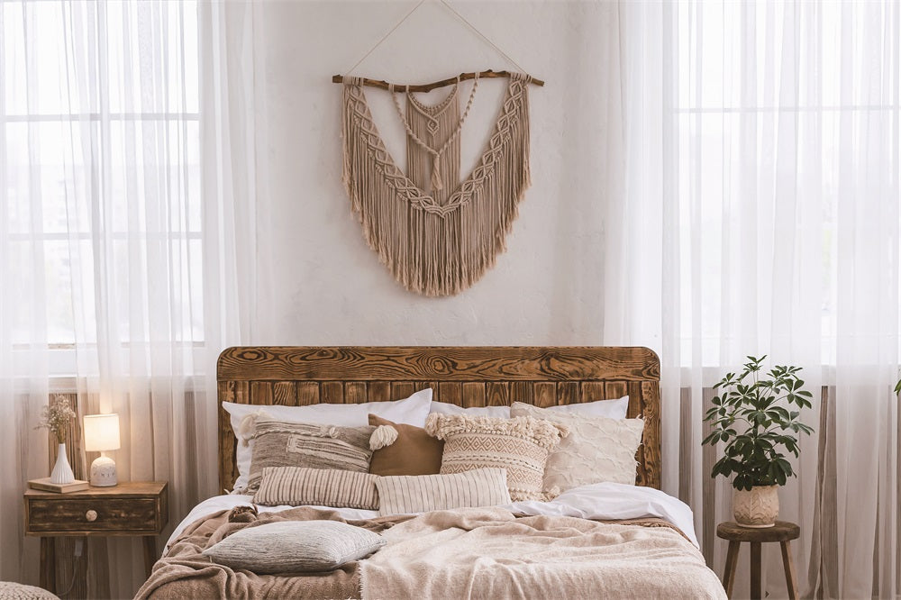 Fox Boho Headboard Mother's Day Vinyl Photography Backdrop