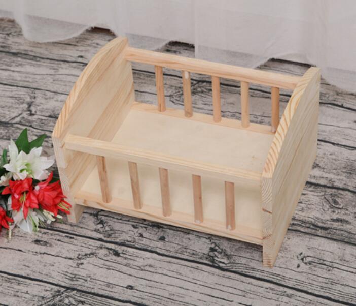 Fox Retro Wood Crib Newborn Baby Photo Studio Props - Foxbackdrop